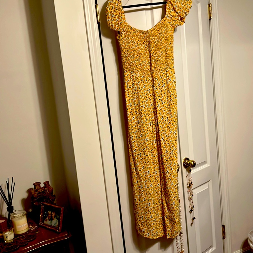 Flowy off the shoulder jumpsuit